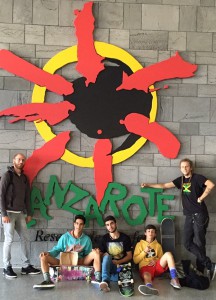 Skateboarder aus La Palma: präsentierten die Isla Bonita beim