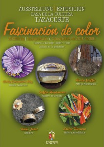 Faszination Farbe: Ausstellung in Tazacorte mit Schmuck, Malerei, Trachten und Collagen.