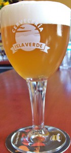 Trappisten-Kelche aus Belgien: Darin werden Ginos Biere serviert, wenn sie frisch aus dem Fass kommen. Foto: La Palma 24