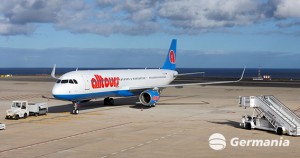 Alltours: Kanaren-Rekord vom vergangenen Winter nochmal getoppt. Auch die nordwestlichste Insel des Archipels La Palma ist über diesen Reiseveranstalter buchbar. Foto: Germania, die ebenfalls für Alltours fliegt.
