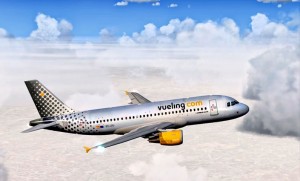 Vueling: zufrieden mit der Barcelona-SPC-Auslastzung - Bilbao war im Winter nicht so prickelnd. Pressefoto Vueling