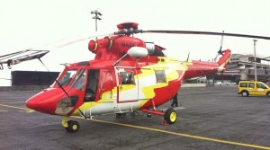 Neuer GES-Heli: Der Sokol steht das ganze Jahr über am Flughafen für Einsätze bereit. Foto: Kanarenregierung