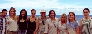 Hola-Redaktion auf La Palma: schöne Werbung für die Isla Bonita. Foto: Cabildo