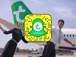 Snapchat: Insider-Infos von Transavia.