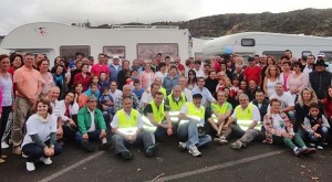 Glückliche Camper: Schon mehrmals gab es Inselrundfahrten mit Caravan-Fans von allen Kanareninseln auf La Palma. Die Nachfrage nach Plätzen für die fahrenden Unterkünfte ist groß - jetzt hat das Cabildo ein Projekt zur Realisierung in Angriff genommen.
