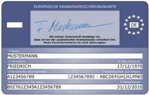 Die Europäische Krankenversicherungskarte: Urlauber sollten sie vor der Reise unbedingt bei ihrer Krankenversicherung beantragen, denn sie wird auch auf La Palma verlangt, u