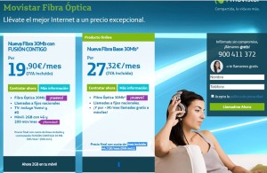 Jetzt bewerben: 2.600 Anschlüsse in Los Llanos können in einer ersten Phase mit Highspeed-Internet versorgt werden. Screenshot Website Movistar