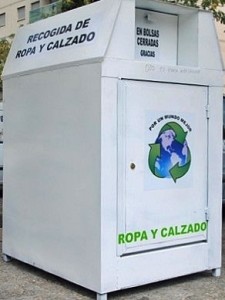 Container für Altkleider: jetzt auch in Santa Cruz geplant.