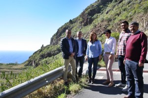 Lokaltermin am Barranco Seco bei Santa Cruz: Illegale Mülldeponie wird für knapp drei Millionen Euro versiegelt. Foto: Cabildo de La Palma