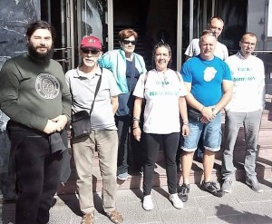 Arbeitslose auf La Palma: Haben sich in der Plataforma de Desempleados zusammengeschlossen und machen auf sich aufmerksam. Foto: Verband