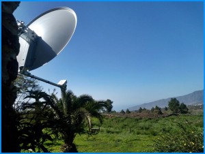 Verimax: eine ideale Technologie für alle, die abseits der Zentren von La Palma wohnen.