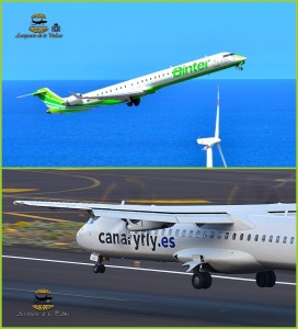 Binter Canarias und Canaryfly: Nach der Anhebung des Residentenrabatts auf 75 Prozent für Flüge zwischen den Kanarischen Inseln verzeichnen die Inselhüpfer wie erwartet Buchungsanstürme. Fotos: Carlos Díaz La Palma Spotting