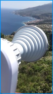 Verimax jetzt auch in Fuencaliente: Die Funkwellen-Technologie versorgt auch abgelegene Häuser mit Internet und Telefon.