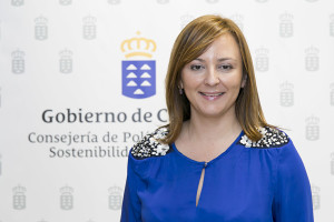 Nieves Lady Barreto: Die Kanarenministerin, die einst Bürgermeisterin von Mazo war, hat gute Nachrichten für La Palma. Foto: GobCan