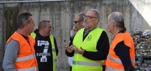 Lokaltermin in der Abfallanlage von Mazo: