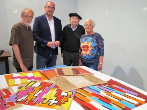 Heißumstrittenes Kunstprojekt: Der baskische Bildhauer und Maler gestaltet zwei Projekte bei Garafía. Foto: Cabildo