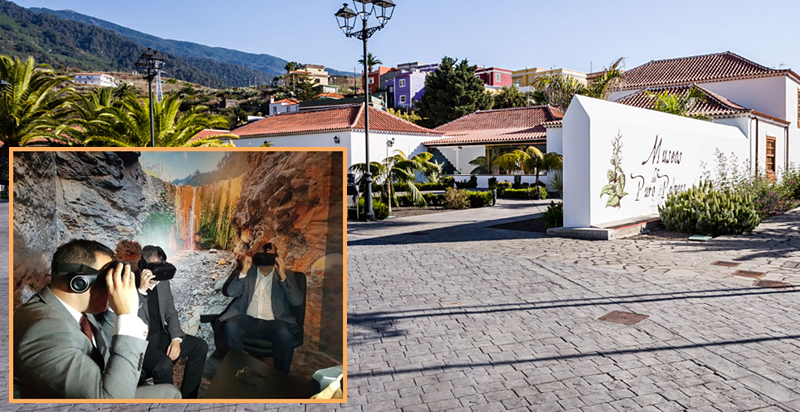 Virtuelle Spaziergänge im Zigarrenmuseum. Im Museo del Puro Palmero im Breña Alta-Ortsteil San Pedro gibt es jetzt eine neue Attraktion: Das sogenannte Virtual Center La Palma 360°. Dabei können mit speziellen Brillen 360 Grad-Panorama-Fotografien in einer Auflösung von 60.000 Megapixeln von Kult-Orten auf La Palma betrachtet werden. Die beiden Erfinder dieses virtuellen Spaziergangs über die Insel – Mariano Contino und Greet Casier – versichern, dass es sich um ein Pilotprojekt in Europa handelt.