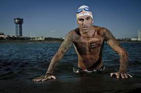 Sieben mal 3,8 Kilometer Schwimmen: Josef Ajram. Foto: Red Bull