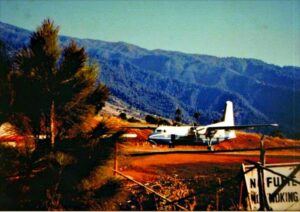 Flughafen Buenavista in den 70ern: die Flieger werden größer, die Touristen werden mehr. Foto: Palmeros en el Mundo