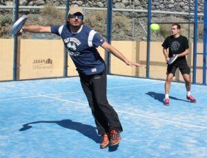 Padel in Tazacorte: Plätze für Doppelspiele. Foto: La Palma 24