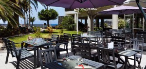 Terrasse des Platinum-Restaurants: steht allen La Palma-Urlaubern offen. Foto: Sol La Palma