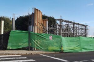 Bushaltestelle künftig: Gebäude mit Wartesaal, Toiletten und Kiosk. Foto: La Palma 24