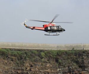 Gracias y felizidades al equipo del helicoptoro de GES al aeropuerto de Santa Cruz de La Palma! Foto: La Palma 24