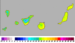 Temperaturen am Mittwoch, 11. Dezember. Grafik: 