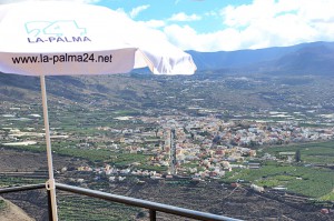 Blick auf Los Llanos: Die Stadt ist jetzt Mit