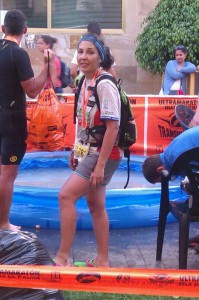 Carmen Rodríguez Sánchez: Die zweitbeste Palmera kam nach 14 Stunden Ultra-Trail bei der Transvulcania 2014 glücklich ins Ziel. Foto: La Palma 24