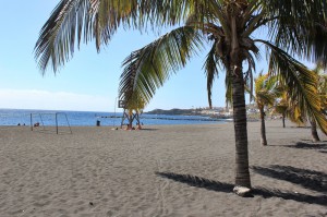 Blaue Flagge: Playa Bajamar bei Santa Cruz. Foto: La Palma 24