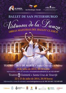Ballett aus Sankt Petersburg in Santa Cruz de La Palma: Kartenvorverkauf läuft!