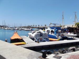 Sporthafen von Tazacorte: einen solchen Puerto Deportivo will auch die Gemeinde Breña Baja haben. Foto: La Palma 24