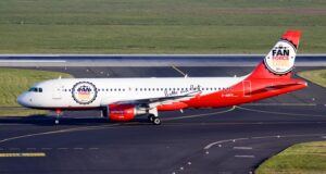Airberlin: Jubelpreise nach dem Sieg der deutschen DFB-Fußballer bei der WM. Pressefoto: Airberlin