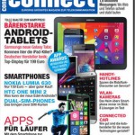 August 2014-Ausgabe von Connect: Airline-Apps im Test. Foto: Connect