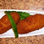 Ruta del Gallo: Croquetas im Casa del Mar.