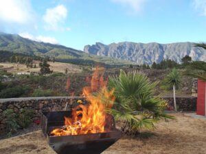 Grillen ist nicht verboten: Aber natürlich gilt auch hier erhöhte Vorsicht wegen des Funkenflugs! Foto: La Palma 24