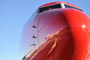 Rote Nase vorn: Norwegian Air Shuttle legte einen rasanten Aufstieg hin. Pressefoto: Norwegian