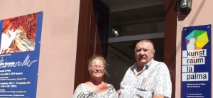 Kunstraum La Palma: Petra Herrmann und Helmut Kiesewetter haben im Erdgeschoss des alten Gebäudes einen Treffpunkt für alle künstlerisch Interessierten auf La Palma geschaffen. Foto: La Palma 24