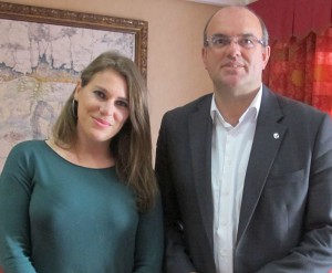 Milagro Álvarez: Ägyptologin aus La Palma informierte Inselpräsident Anselmo Pestana über die neuesten Funde ihres Teams vom Min Projekt im Tal der Könige. Foto: Cabildo