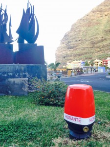 Neu in Tazacorte: Hydranten zur schnelleren Hilfe im Brandfall installiert. Foto: Tazacorte