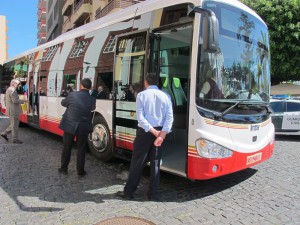 Bequem und behindertengerecht: Neuer Guagua der Transportes Insular. Foto: Cabildo