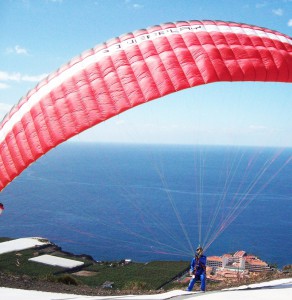 Palmaclub-eigener Startplatz Klippe: oberhalb von Puerto Naos im sonnigen Westen der Insel. Foto: La Palma 24