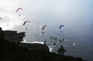 Um die 10.000 Gleitschirmflüge zählt Roger pro Saison auf La Palma: Aber hier wie anderswo gehen nur rund zehn Prozent Frauen an den Start. Foto: Palmaclub