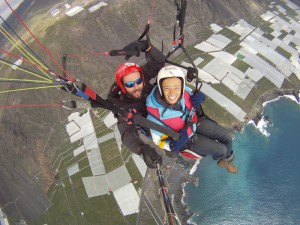 Tandem-Gliden: Guck Dir La Palma doch mal von oben an! Foto: Palmaclub