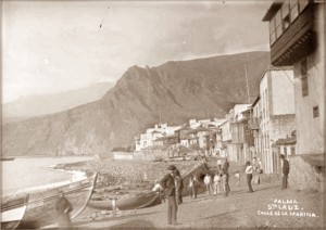 Avenida Marítima in Santa Cruz 1890: Die Hauptdarstellerin Elsa der Romane von Barbara Schlüter kommt aus La Palma. Foto: Palmeros en el Mundo