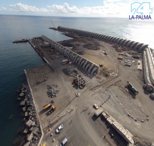Mega-Baustelle abgeschlossen: Anlegestelle für große Pötte in Tazacorte für knapp 50 Millionen Euro geschaffen. Foto: La Palma 24
