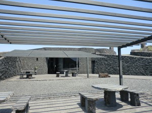Besucherzentrum am Vulkan San Antonio: Modernisierung soll im Sommer 2015 fertig sein. Foto: La Palma 24