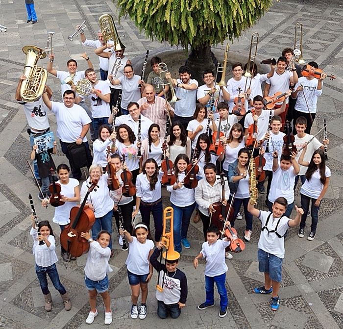 Laden zu zwei Konzerten ein: Eleven der Escuela Insular de Musica La Palma. Foto: Cabildo