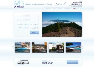Neue Website von La Palma 24-Ferienwohnungen: alles auf Englisch!